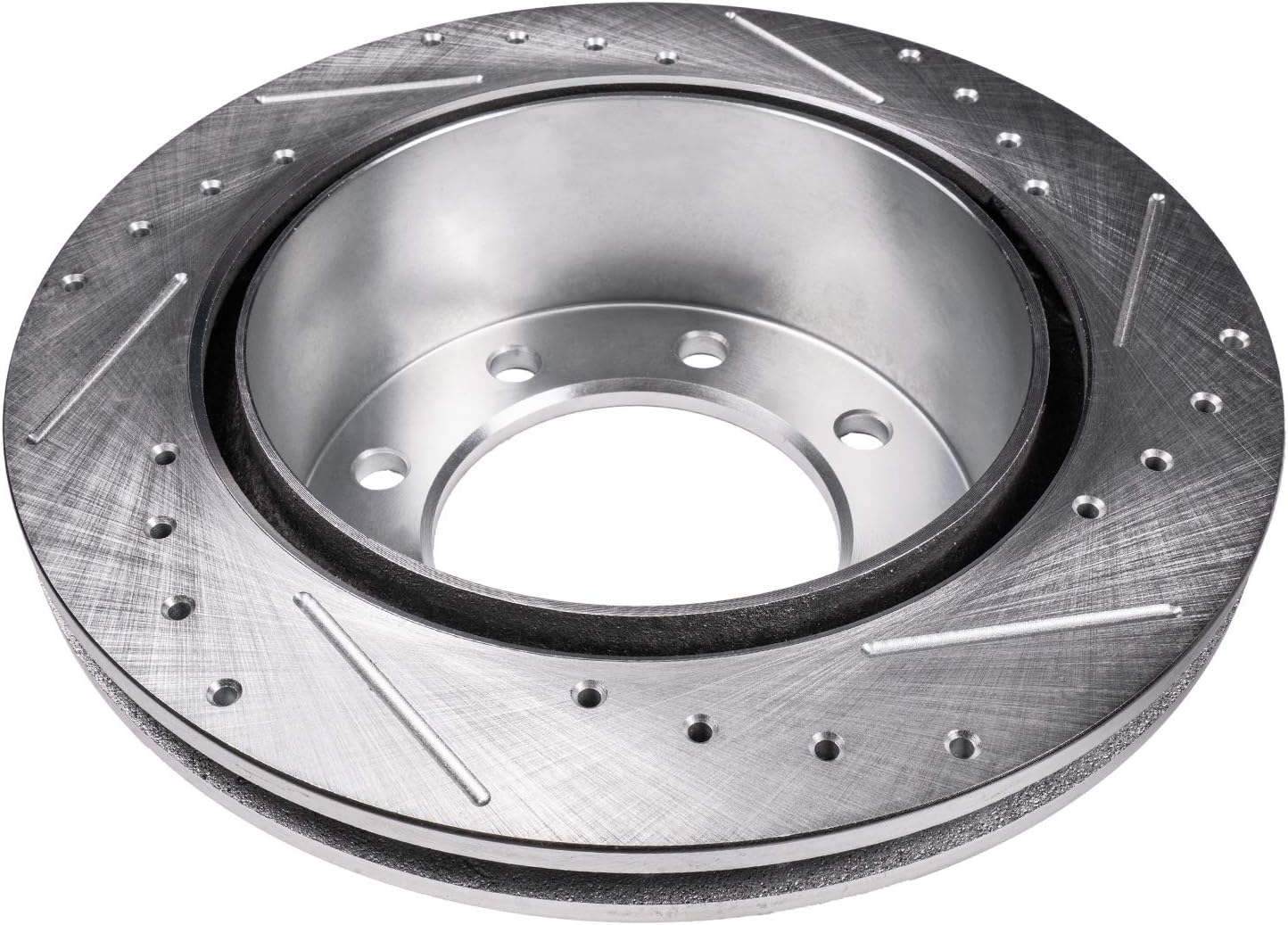 Detroit Axle - Rear Drilled Brake Rotors for Chevy GMC Express Savana 2500 3500 - 8
