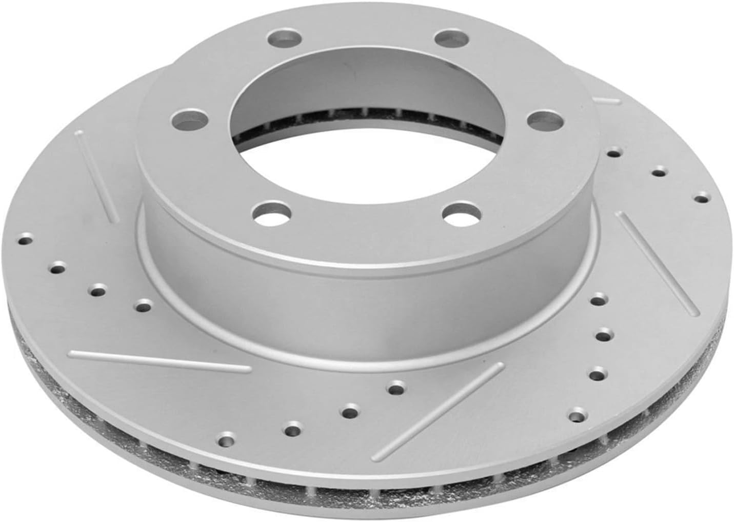 Detroit Axle - Rear Drilled and Slotted Brake Rotors for 2017-2019 Nissan Titan - 7