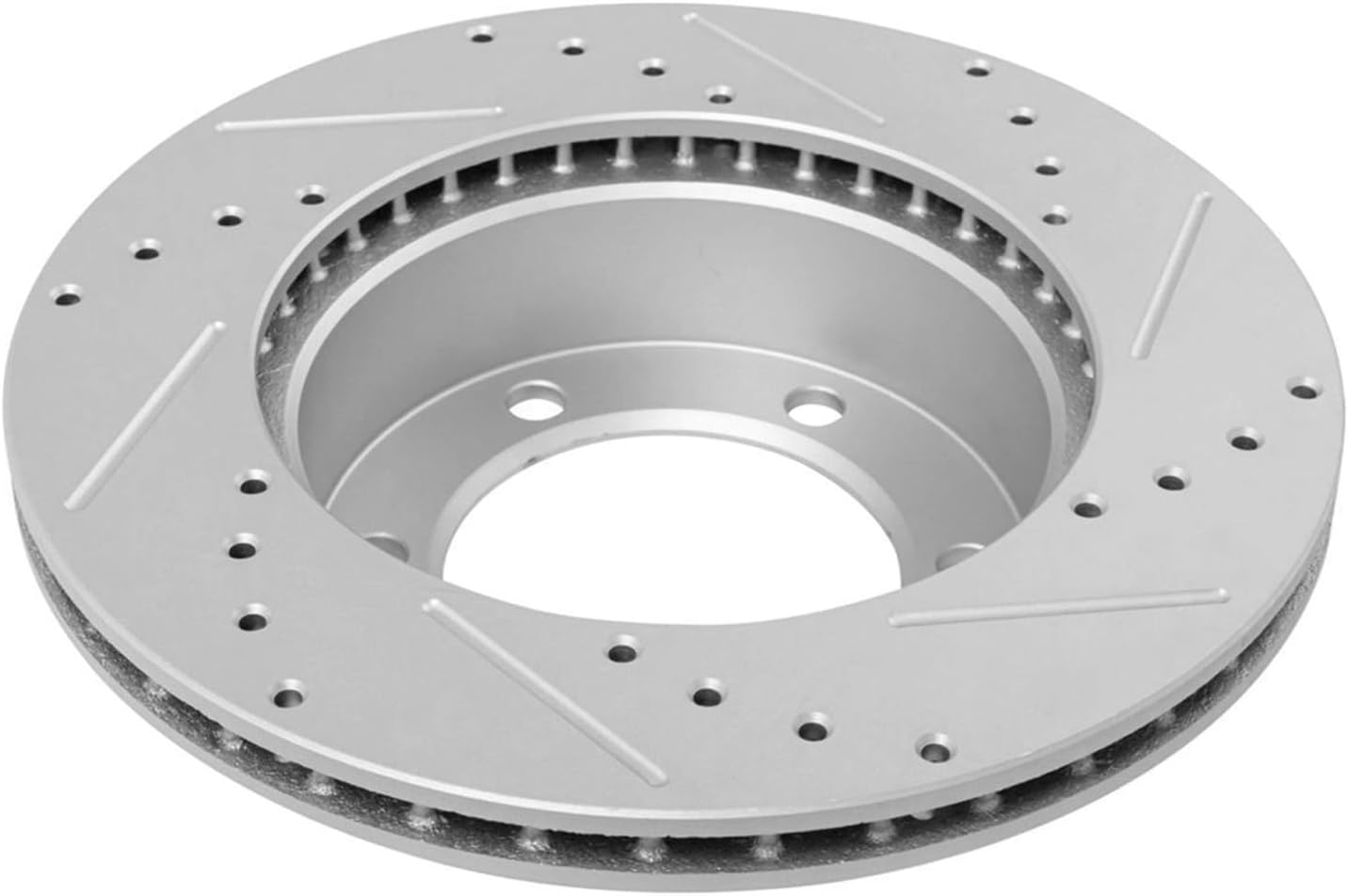 Detroit Axle - Rear Drilled and Slotted Brake Rotors for 2017-2019 Nissan Titan - 8