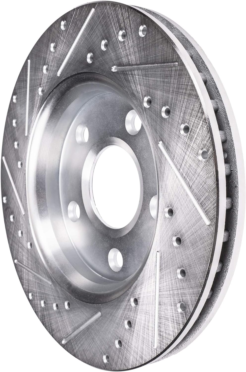 Detroit Axle - Front Drilled Brake Rotors for Hyundai Santa Cruz Fe Kia Sorento - 6