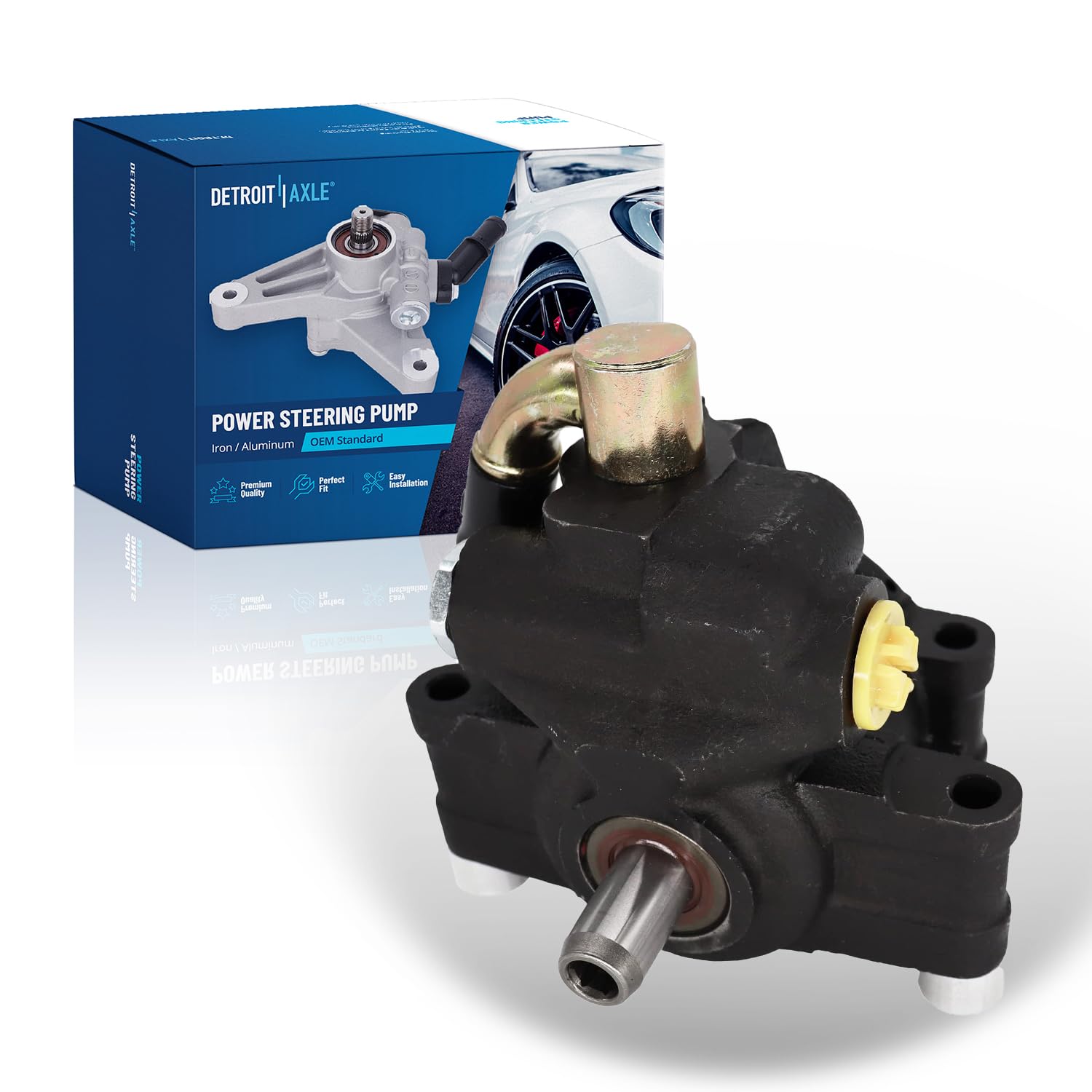 Detroit Axle - Power Steering Pump for Expedition F-150 Lobo Mark LT Navigator - Main Image