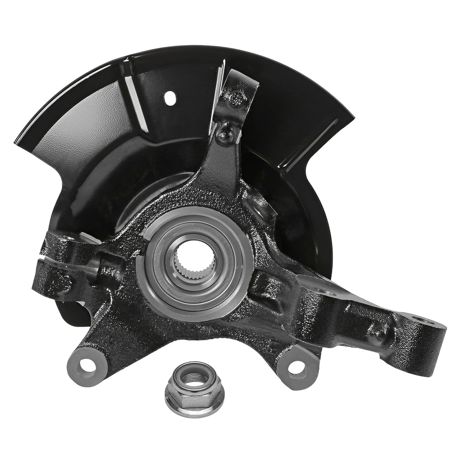 Detroit Axle - Front Steering Knuckles Wheel Hub Bearings for 07-10 Ford Edge - 8