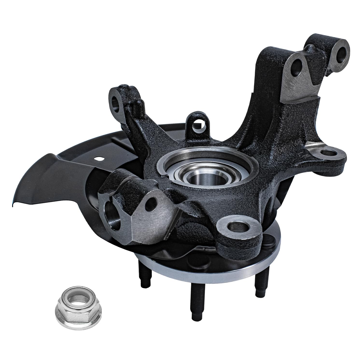 Detroit Axle - Front Steering Knuckles Wheel Hub Bearings for 07-10 Ford Edge - 5