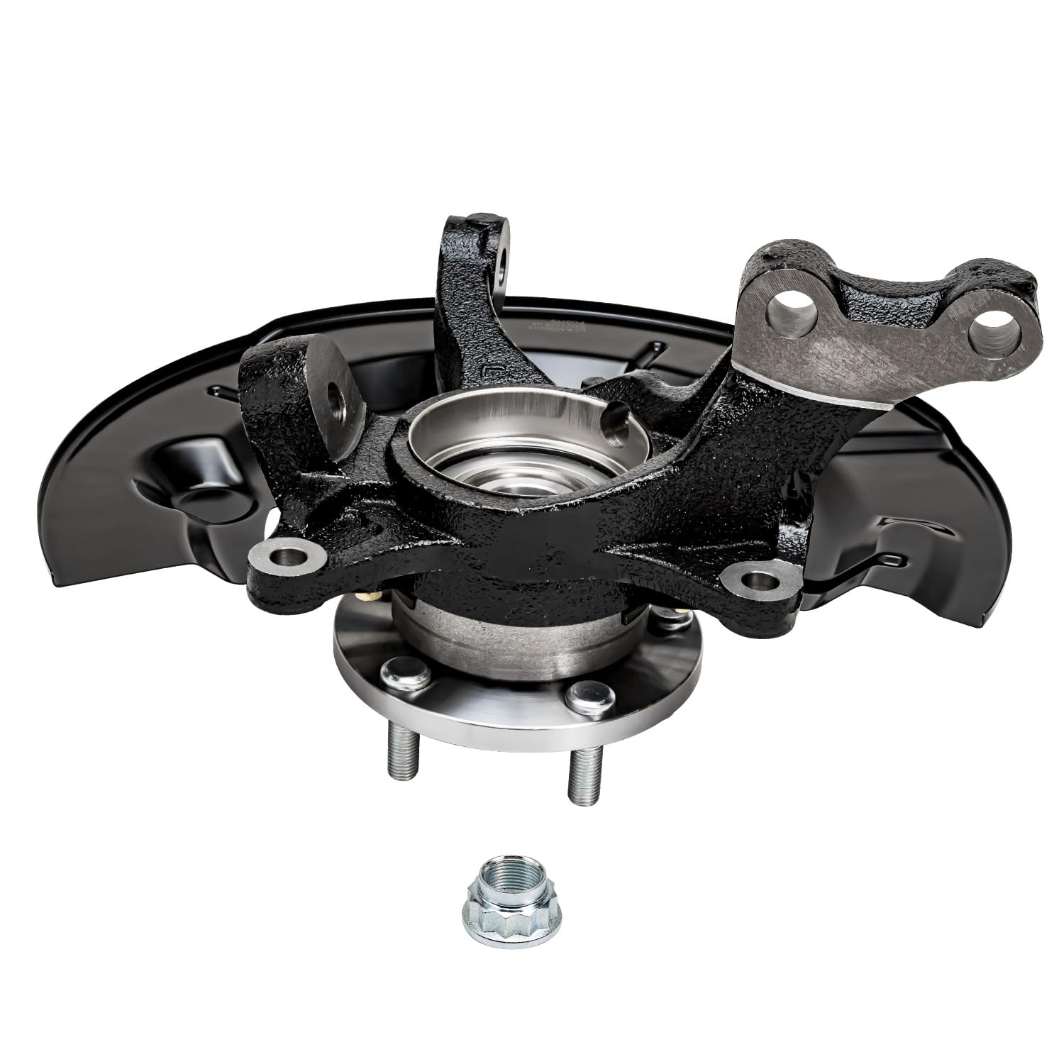 Detroit Axle - Front Left Knuckle Wheel Hub Bearing for 2012-2017 Toyota Camry - 4