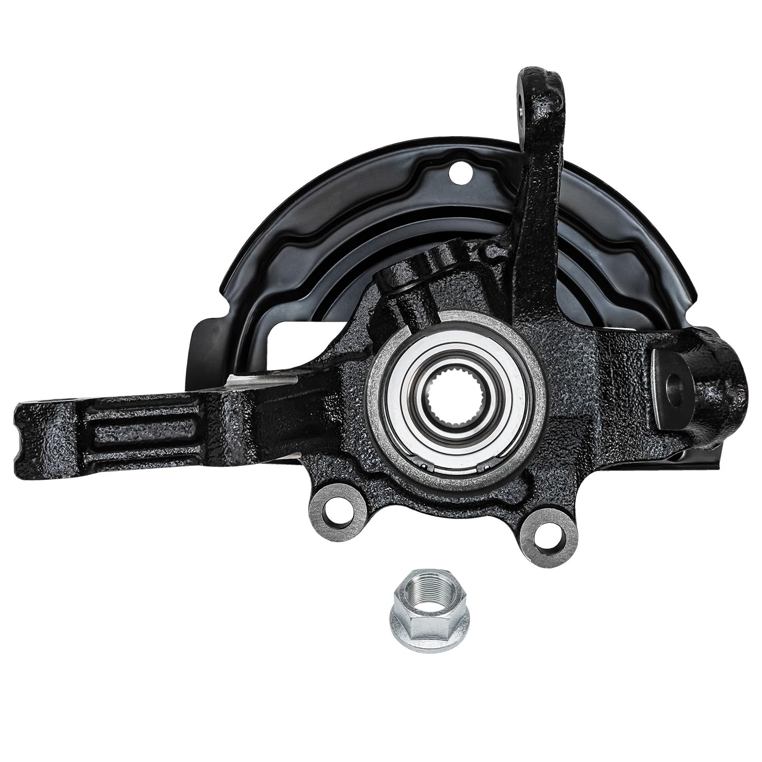 Detroit Axle - Front Right Knuckle Wheel Hub Bearing for 2002-06 Nissan Altima - 5