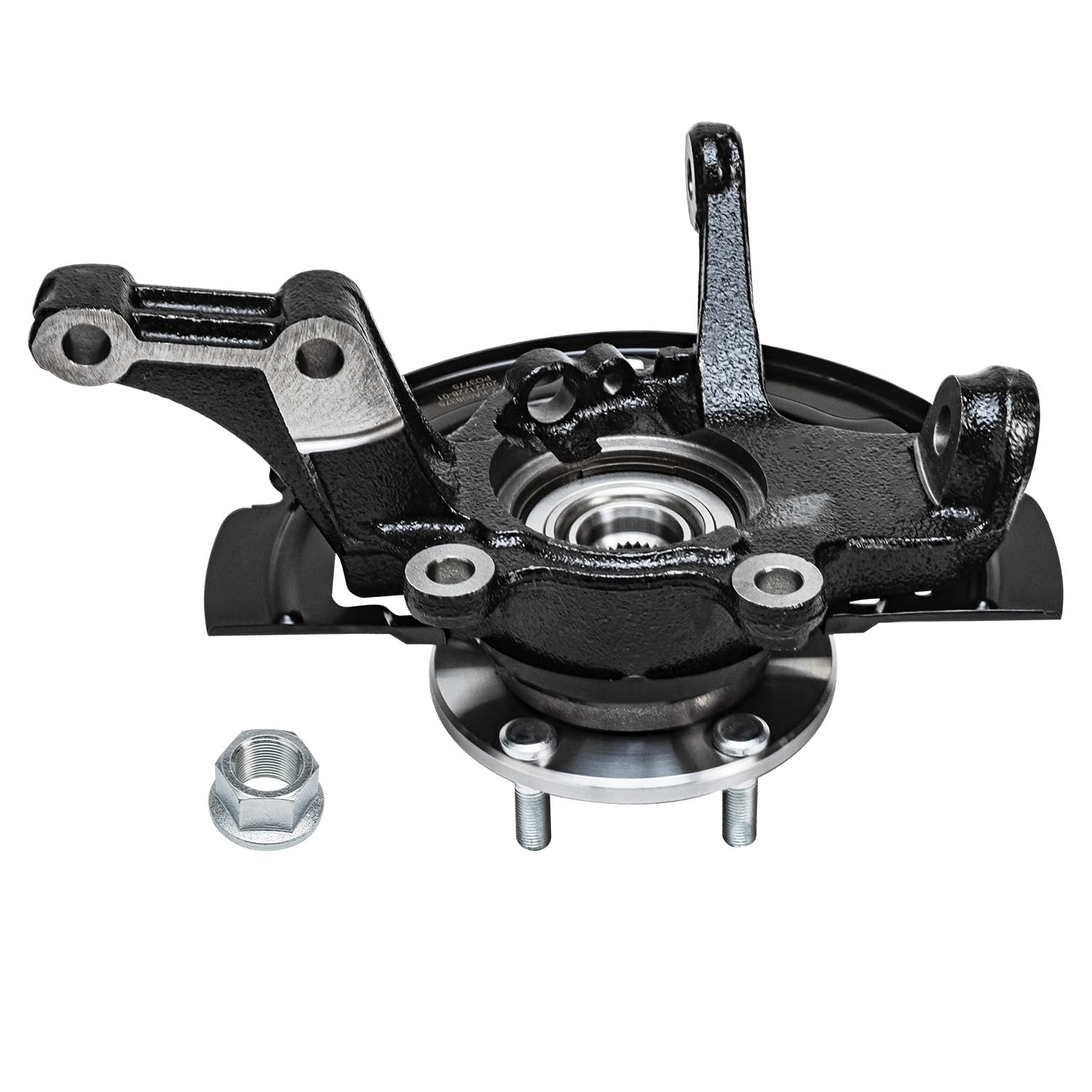 Detroit Axle - Front Right Knuckle Wheel Hub Bearing for 2002-06 Nissan Altima - 4