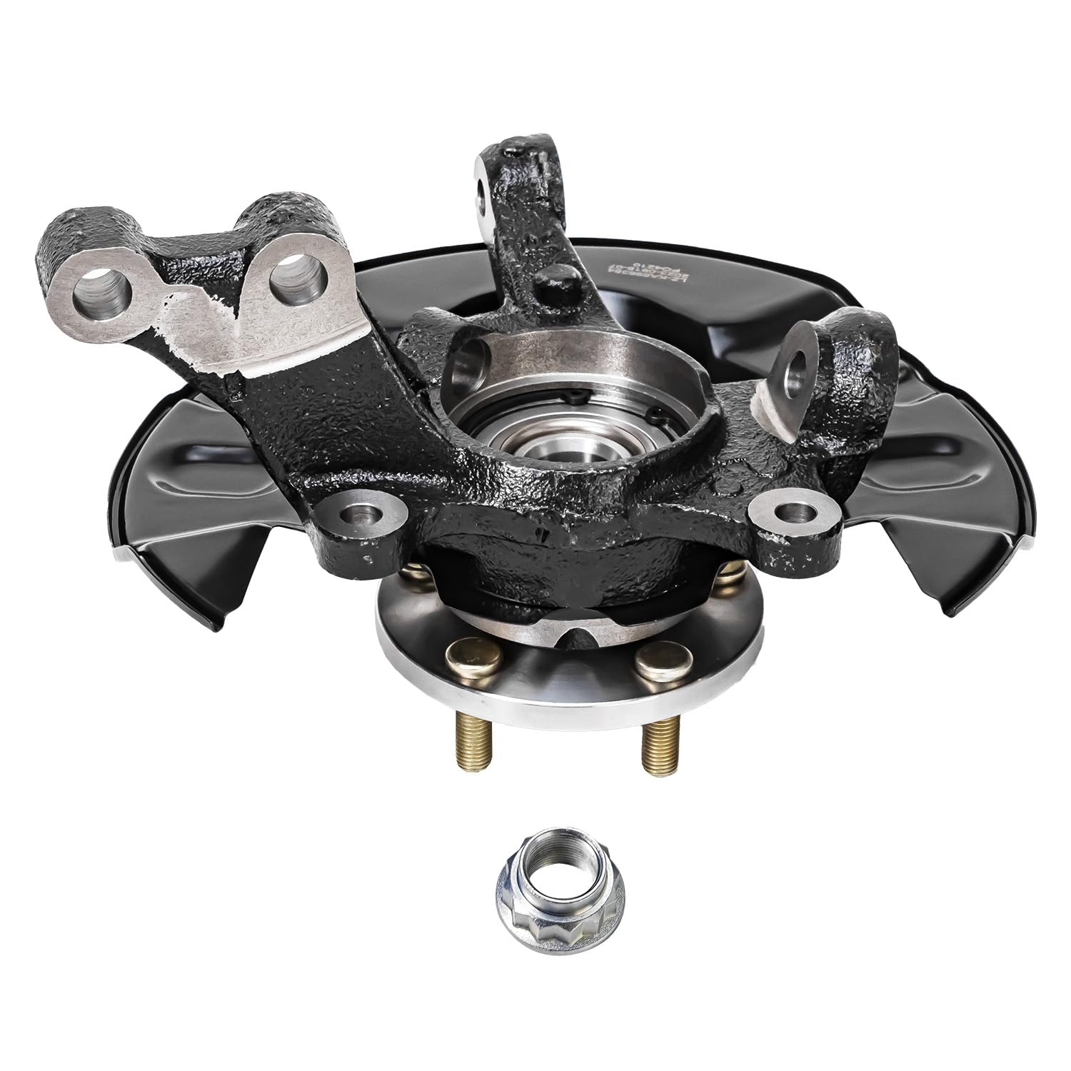Detroit Axle - FWD Front Knuckles Wheel Hub Bearings for 2003-08 Toyota Matrix - 5