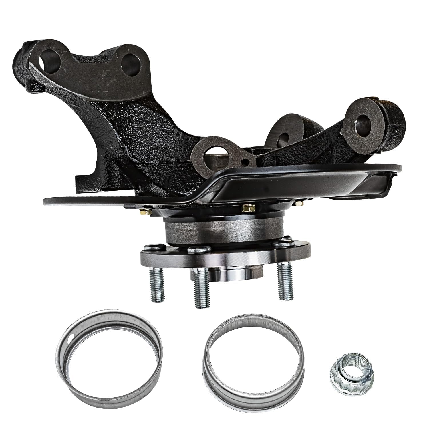 Detroit Axle - Front Left Knuckle Wheel Hub Bearing for 2004-2006 Toyota Camry - 6