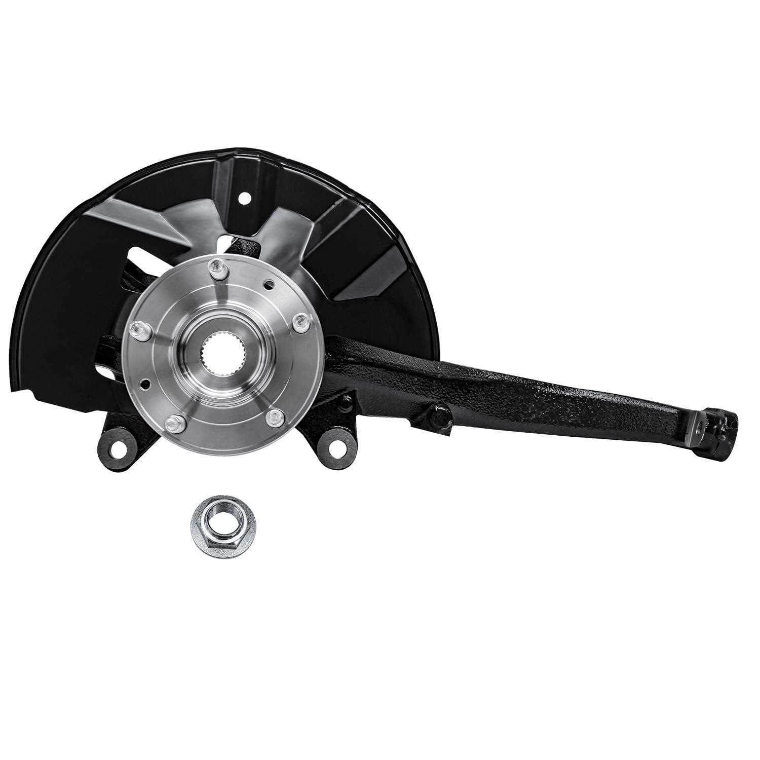 Detroit Axle - Front Right Knuckle Wheel Hub Bearing for Fusion MKZ Zephyr Milan - 8