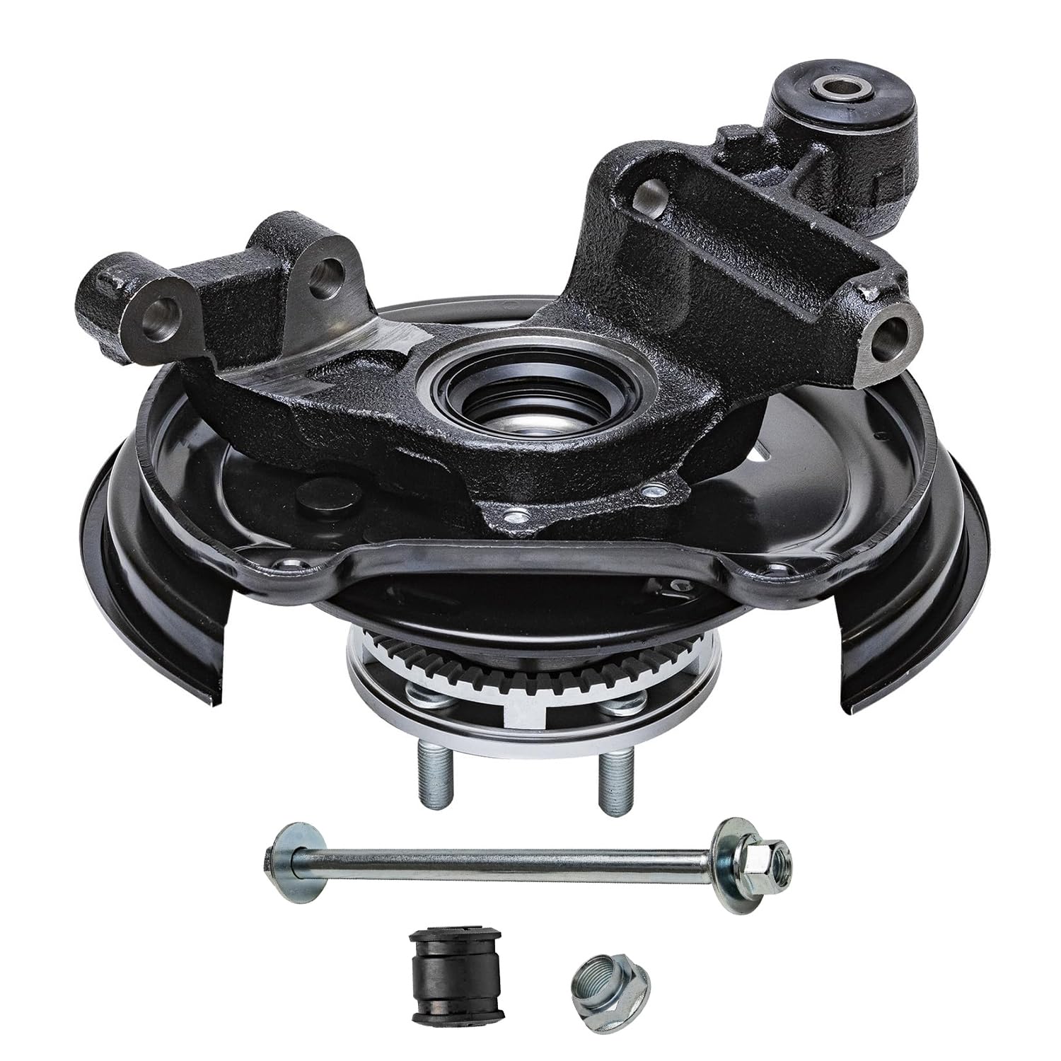 Detroit Axle - Rear Left Steering Knuckle and Wheel Hub for 2001-2008 Forester - 4