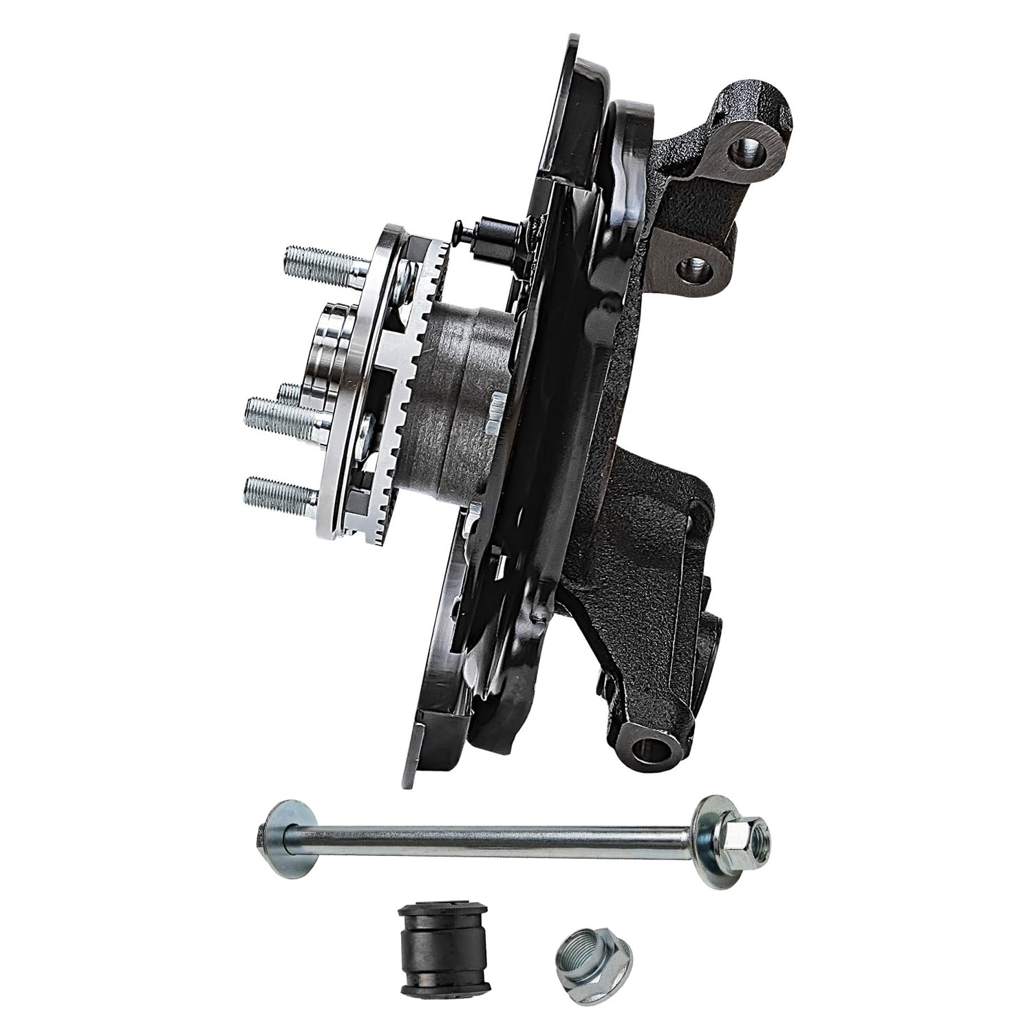 Detroit Axle - Rear Left Steering Knuckle and Wheel Hub for 2001-2008 Forester - 7