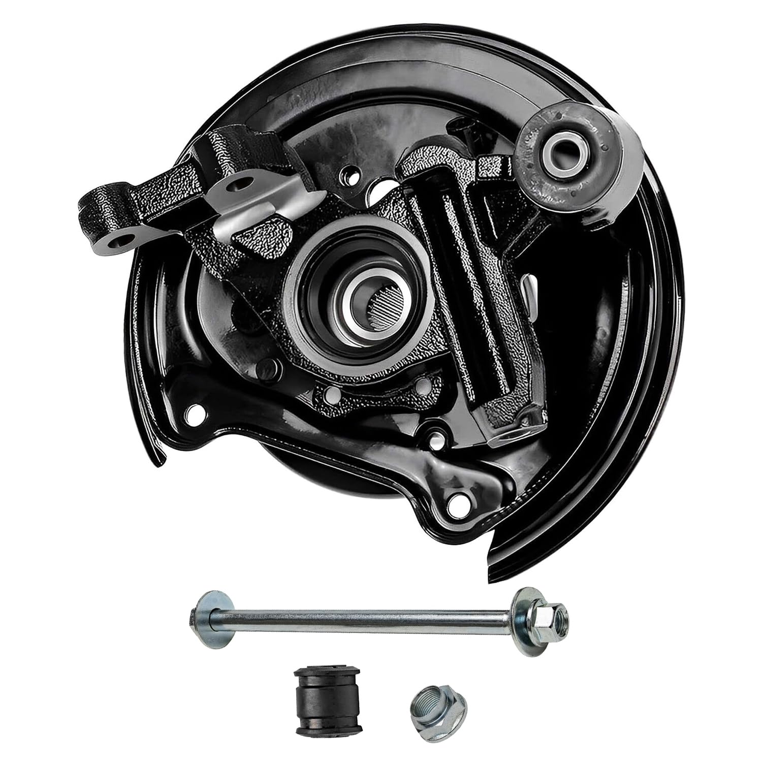 Detroit Axle - Rear Left Steering Knuckle and Wheel Hub for 2001-2008 Forester - 6