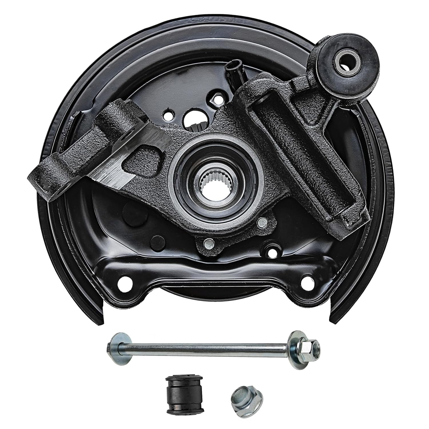 Detroit Axle - Rear Left Steering Knuckle and Wheel Hub for 2001-2008 Forester - 5