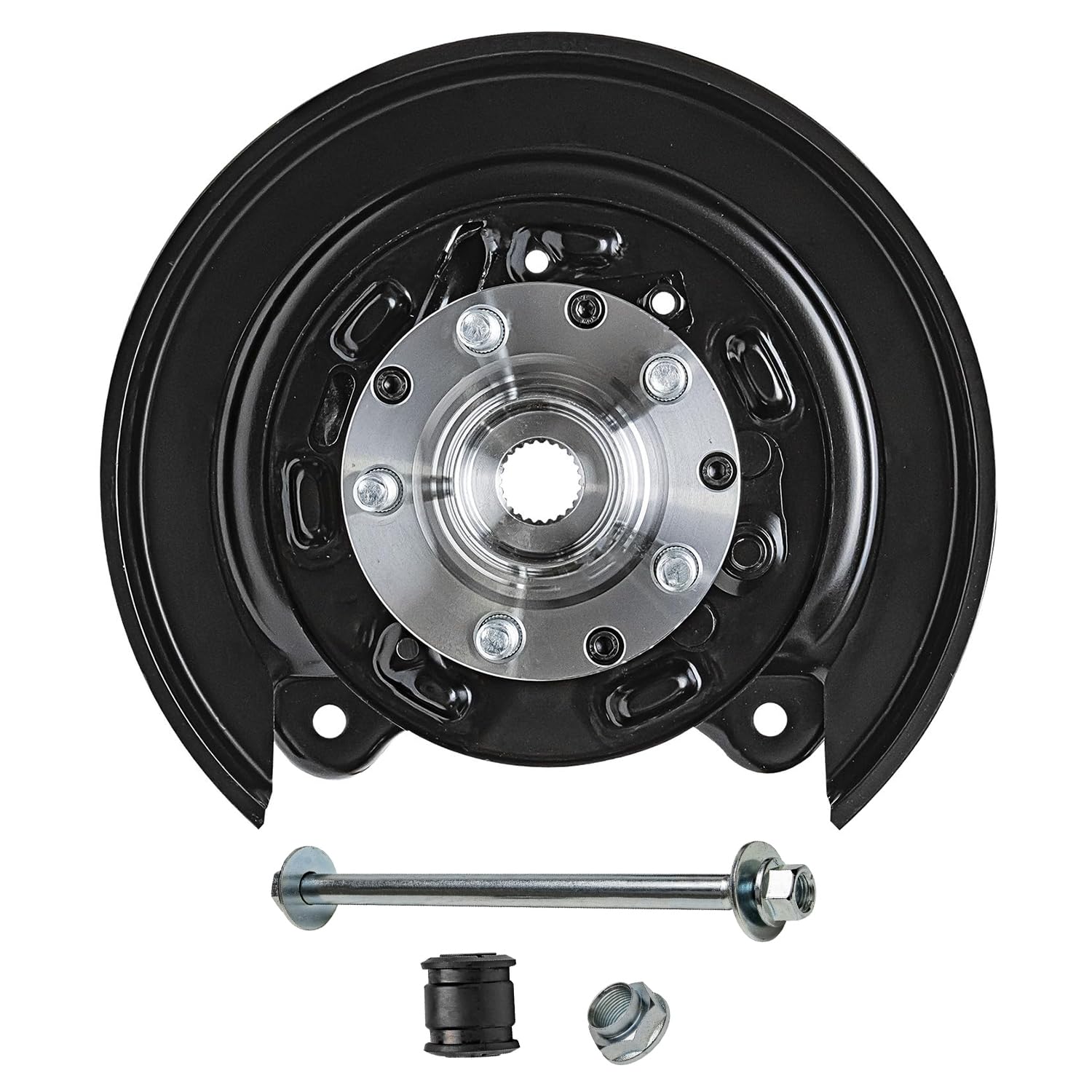 Detroit Axle - Rear Left Steering Knuckle and Wheel Hub for 2001-2008 Forester - 8