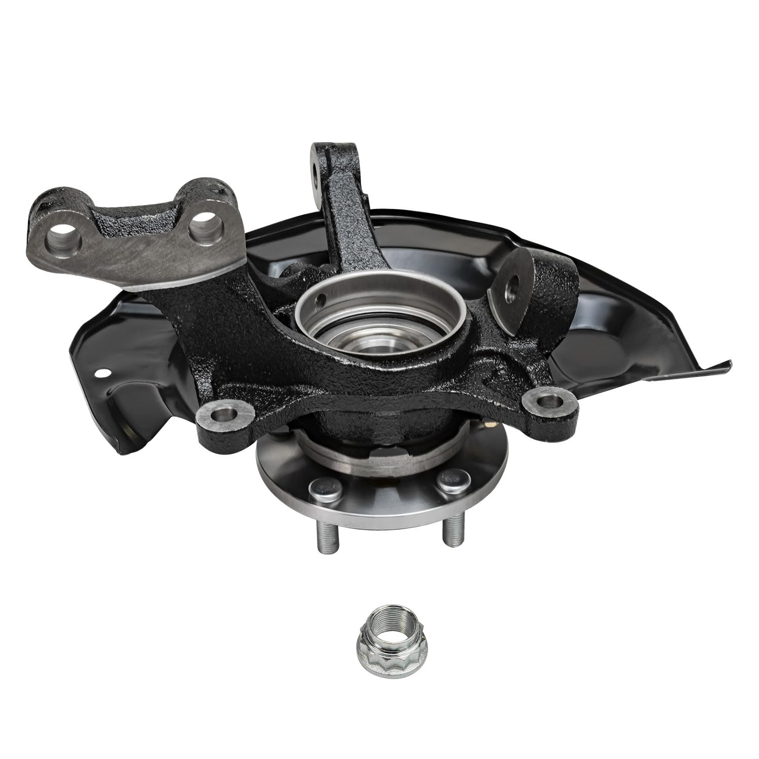 Detroit Axle - Front Right Knuckle Wheel Hub for RX330 RX350 RX400h Highlander - 4