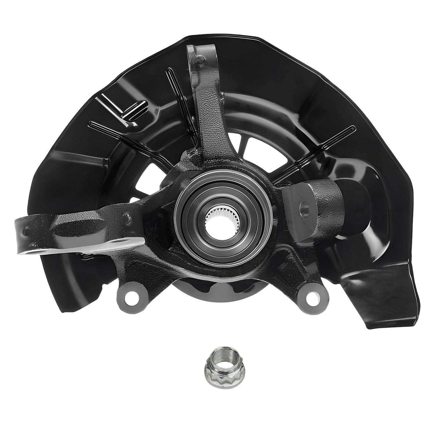 Detroit Axle - Front Right Knuckle Wheel Hub for RX330 RX350 RX400h Highlander - 5