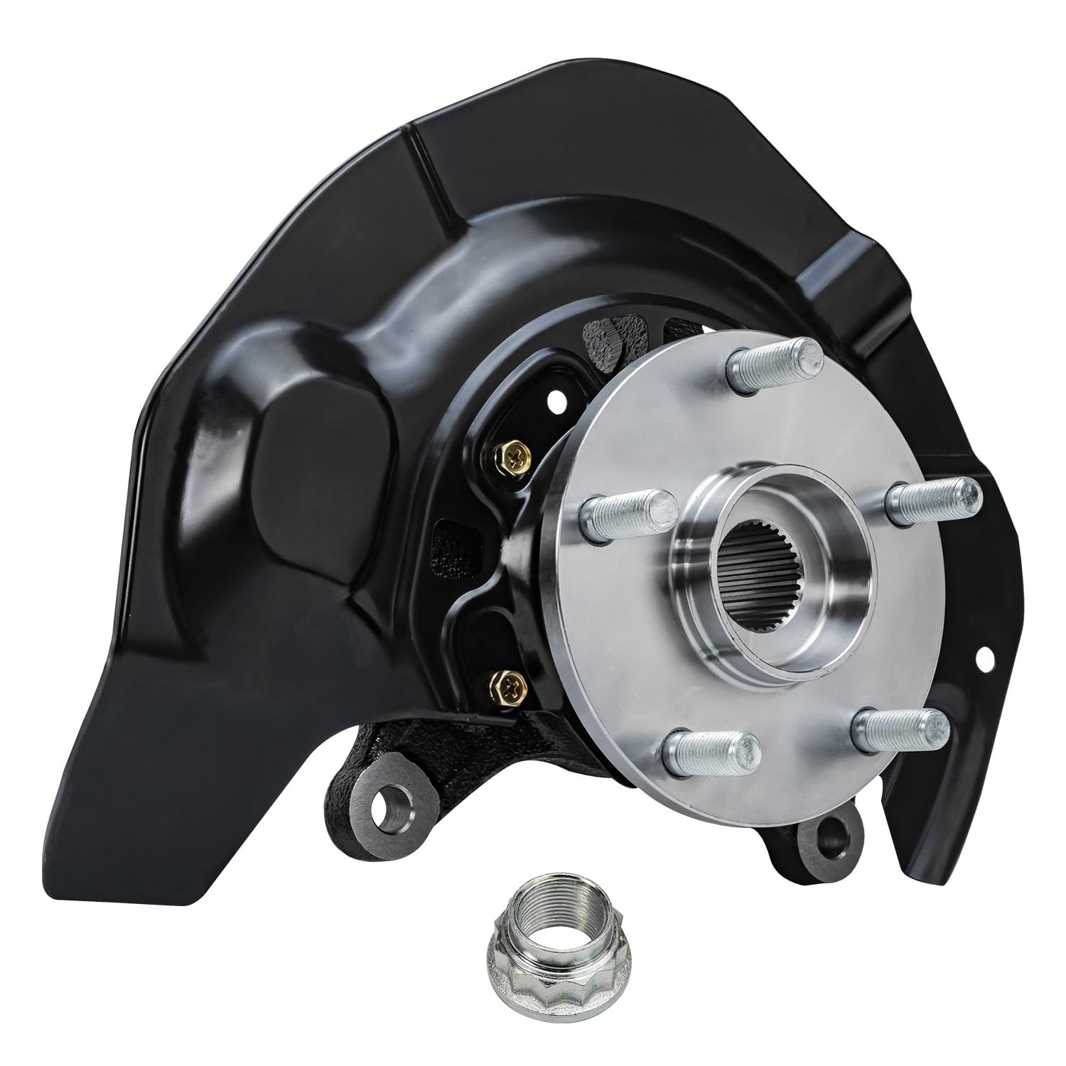 Detroit Axle - Front Right Knuckle Wheel Hub for RX330 RX350 RX400h Highlander - 8