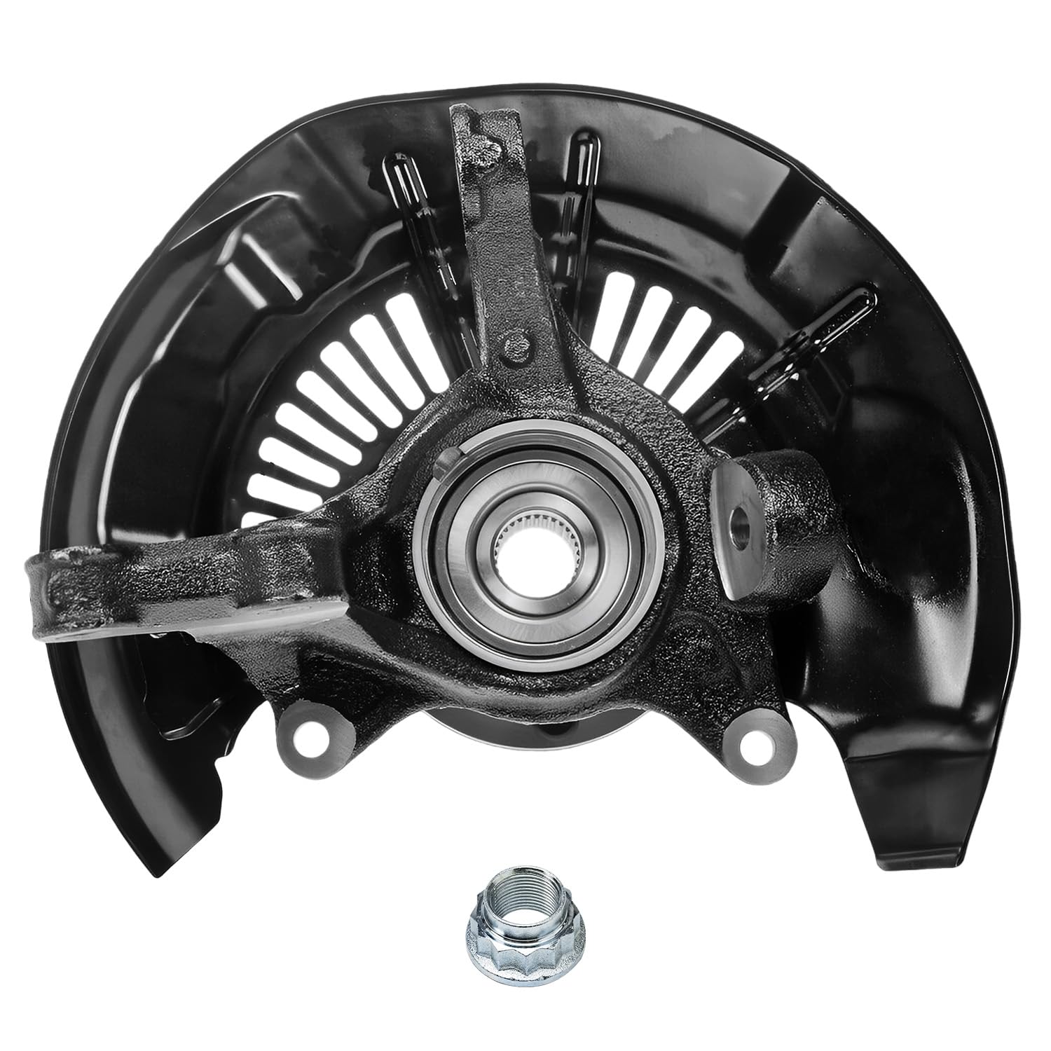 Detroit Axle - Front Knuckles Wheel Hub Bearing Assembly for RX350 RX450h Toyota - 8