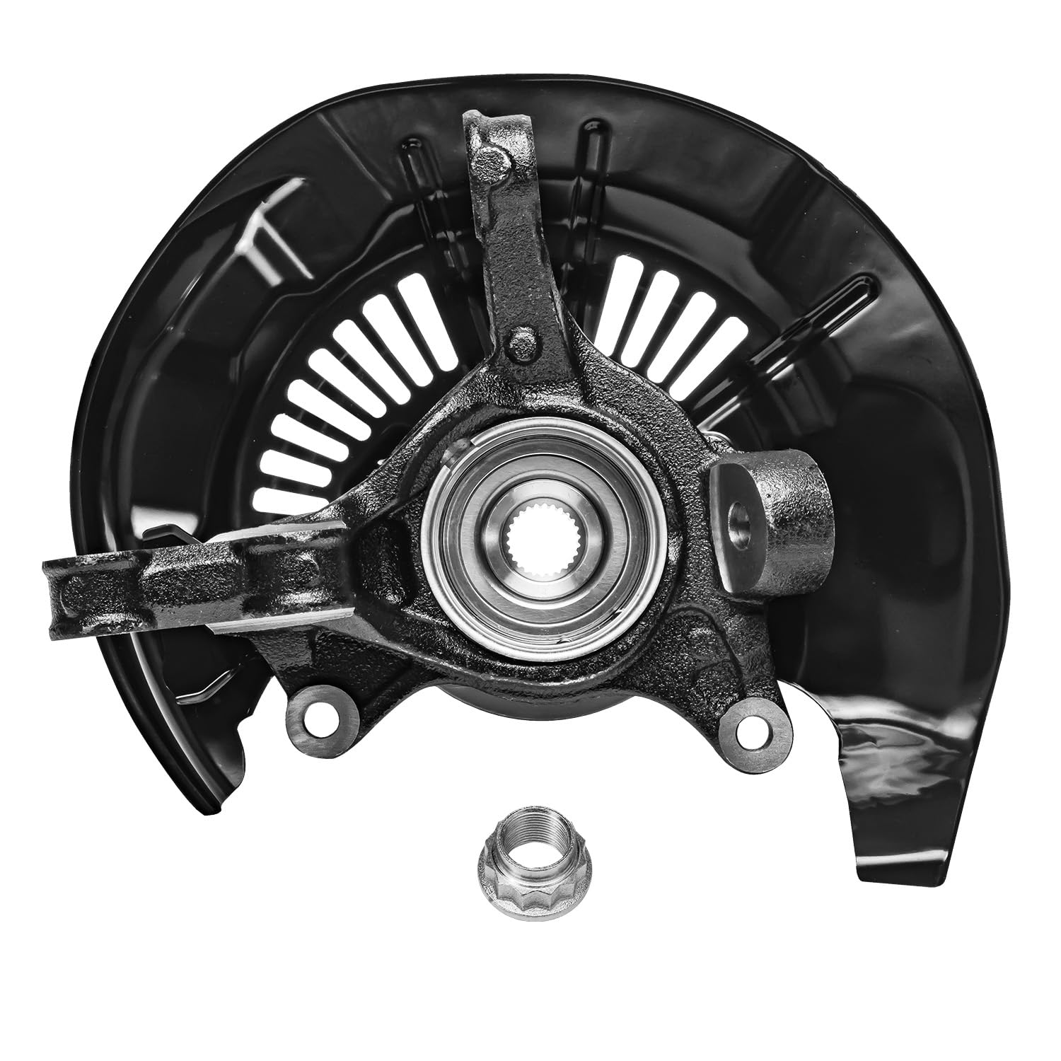 Detroit Axle - AWD Front Right Knuckle Wheel Hub for 2008-13 Toyota Highlander - 5