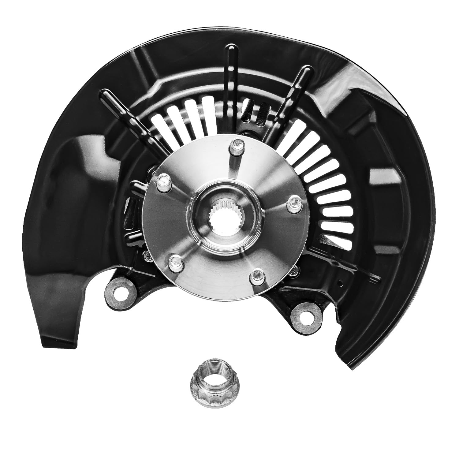 Detroit Axle - AWD Front Right Knuckle Wheel Hub for 2008-13 Toyota Highlander - 8