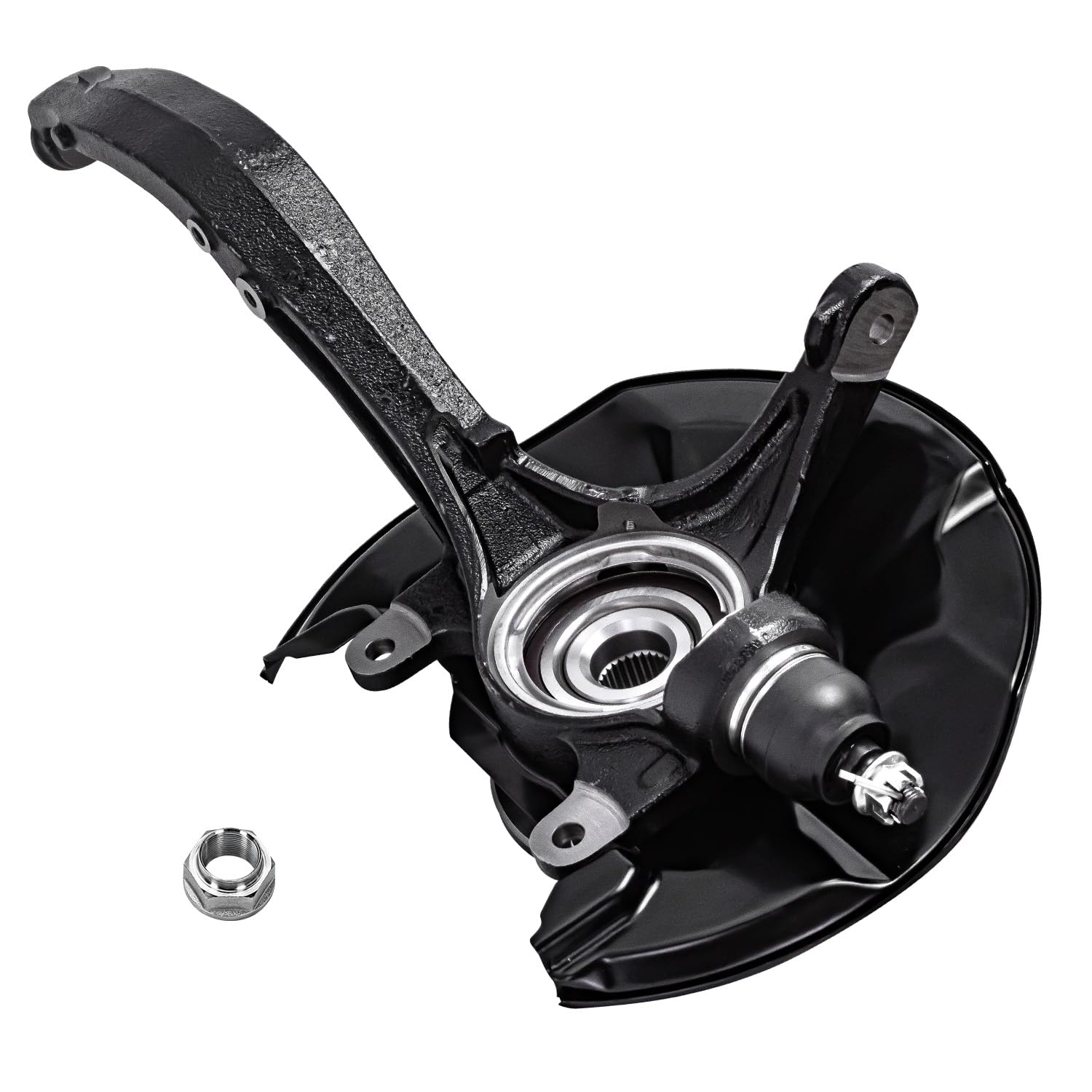 Detroit Axle - Front Steering Knuckles Wheel Hubs for 2009-12 Honda Accord TSX - 8