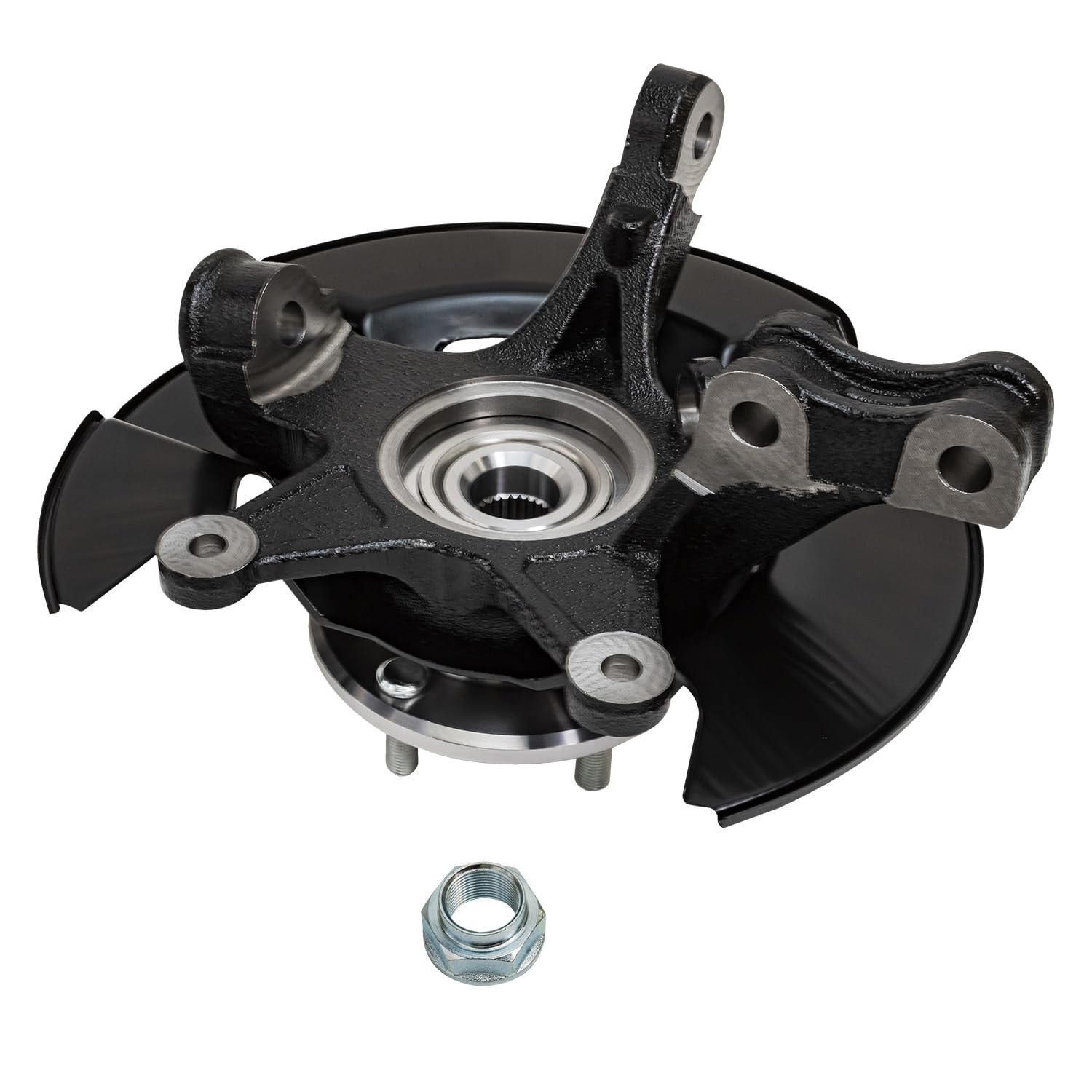 Detroit Axle - Front Steering Knuckles Wheel Hub Bearings for 2005-2008 Pilot - 5