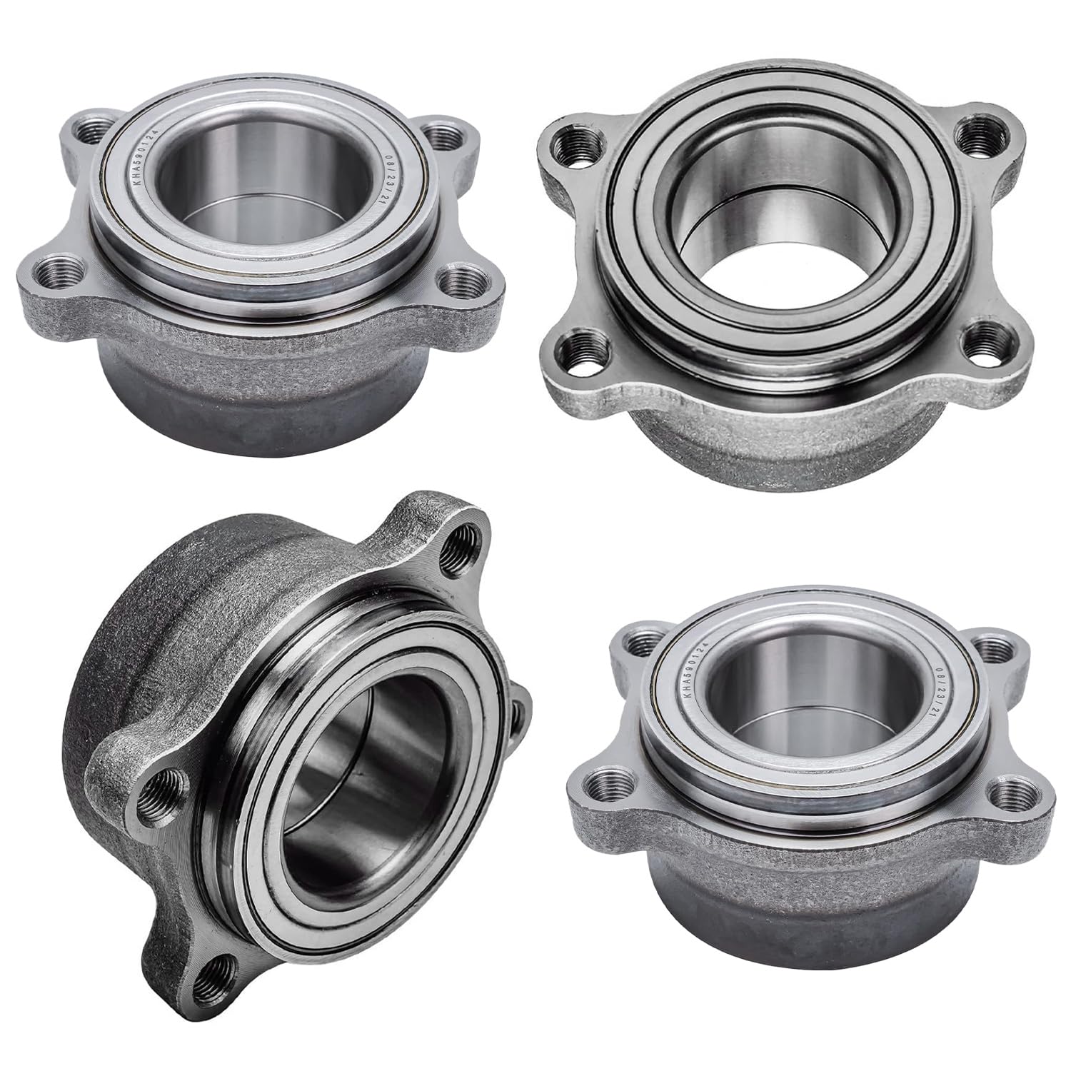 4pc Front & Rear Wheel Bearing Modules Kit