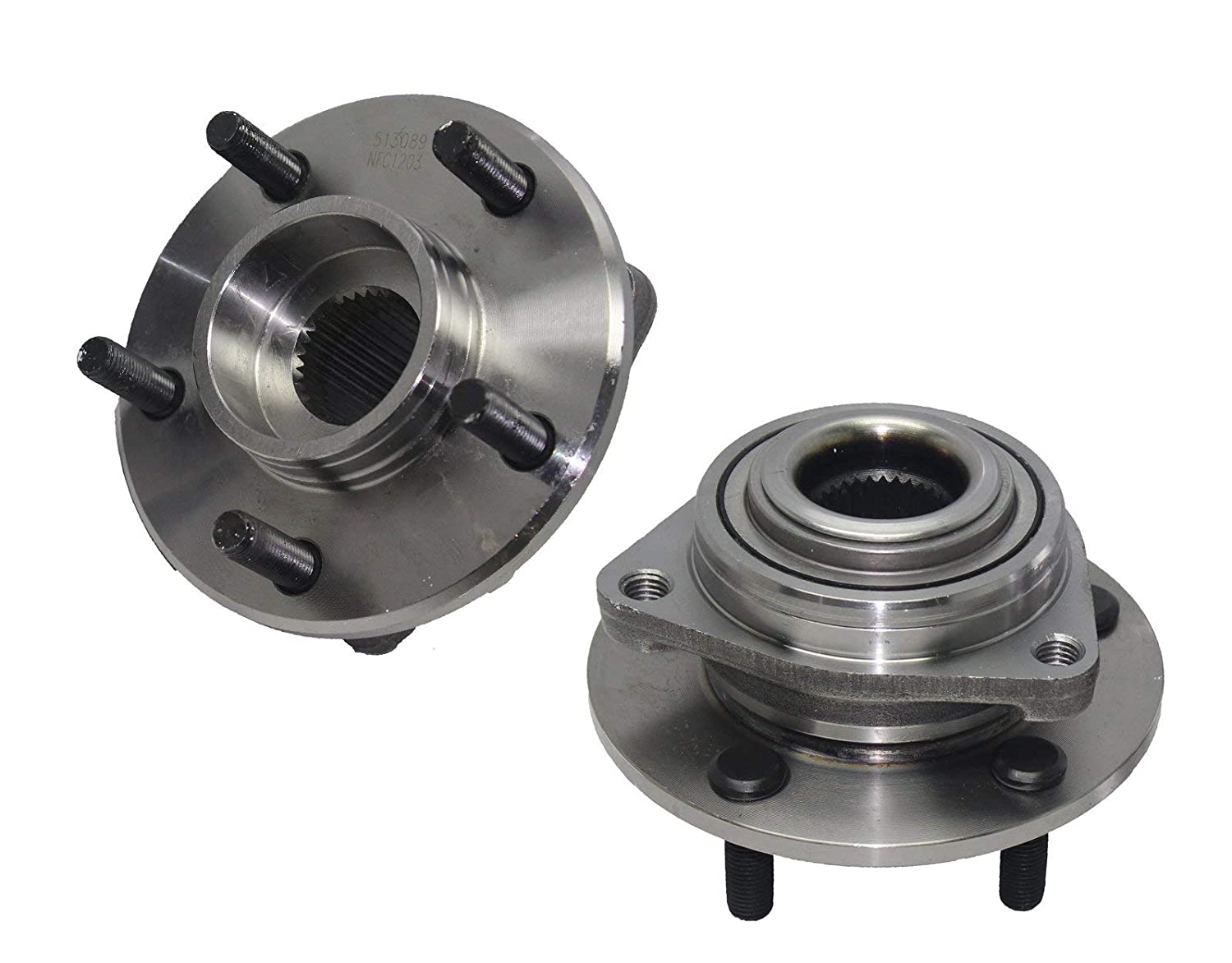 Rear Wheel Hub and Bearings (Pair)