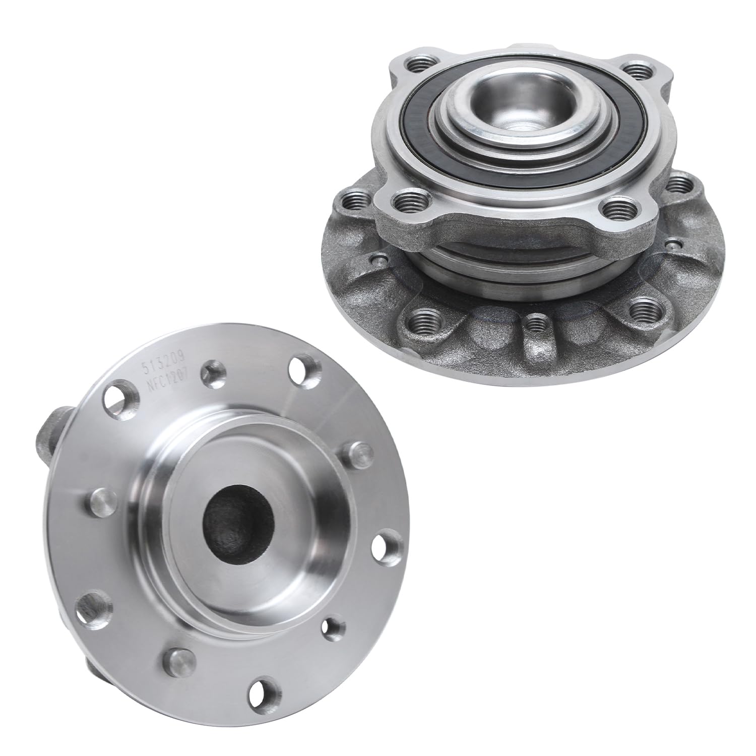 Front Wheel Hub and Bearings (Pair)