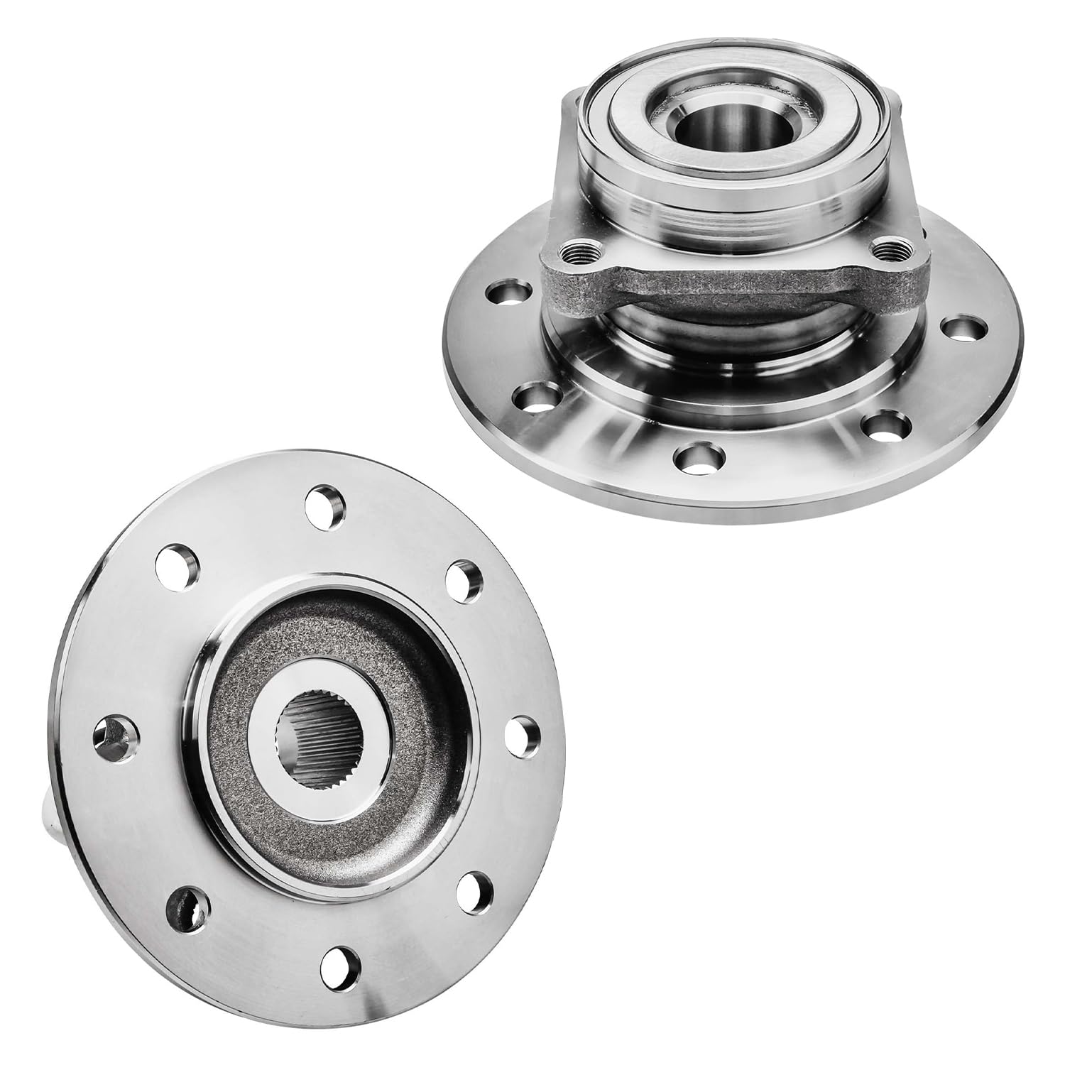 Front Wheel Hub and Bearings (Pair)