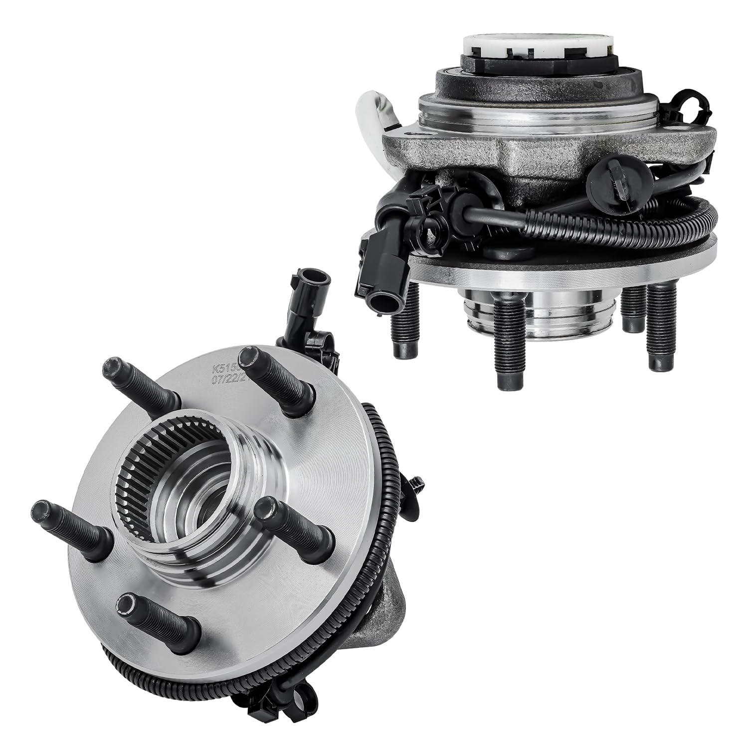 Front Wheel Hub and Bearings (Pair)