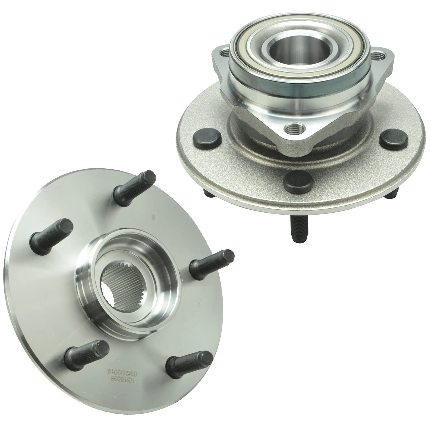 Front Wheel Hub and Bearings (Pair)