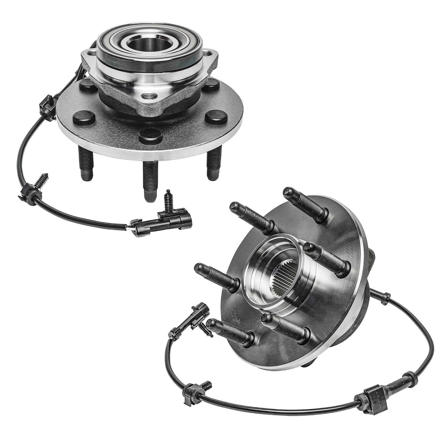 Front Wheel Hub and Bearings (Pair)