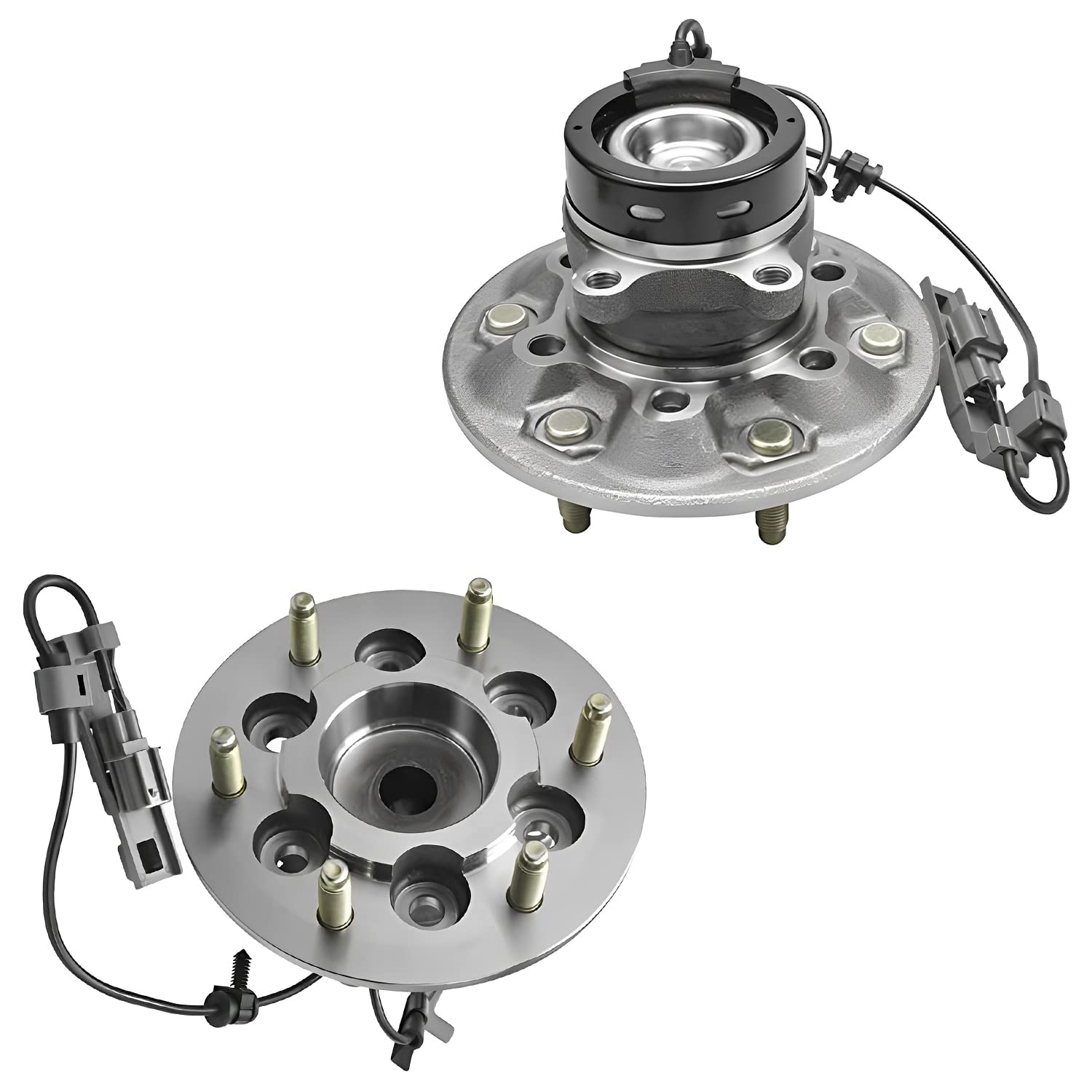Front Wheel Hub and Bearings (Pair)