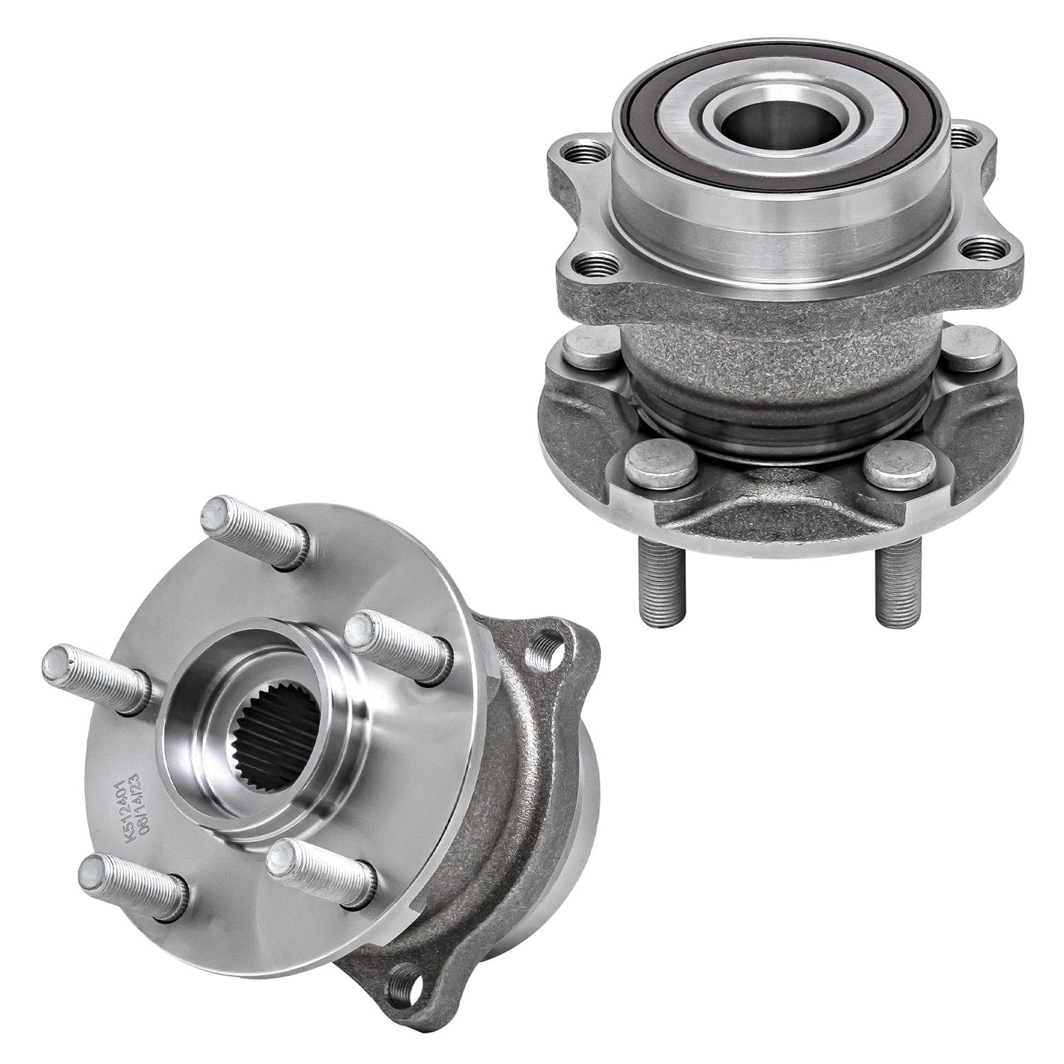 Detroit Axle - Front Rear Wheel Hub Bearings for Subaru Forester Impreza Outback — image 5