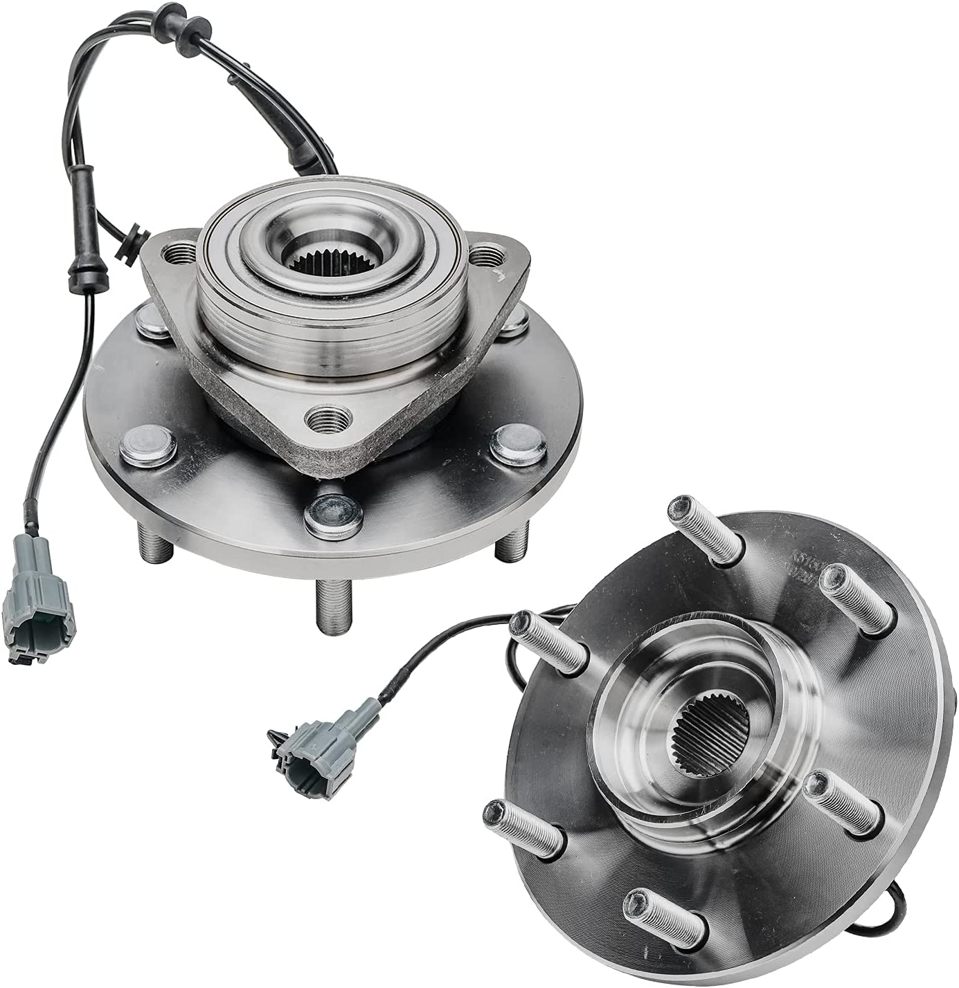 Detroit Axle - Front  Rear Wheel Hub and Bearings for Nissan Armada Pathfinder — image 4