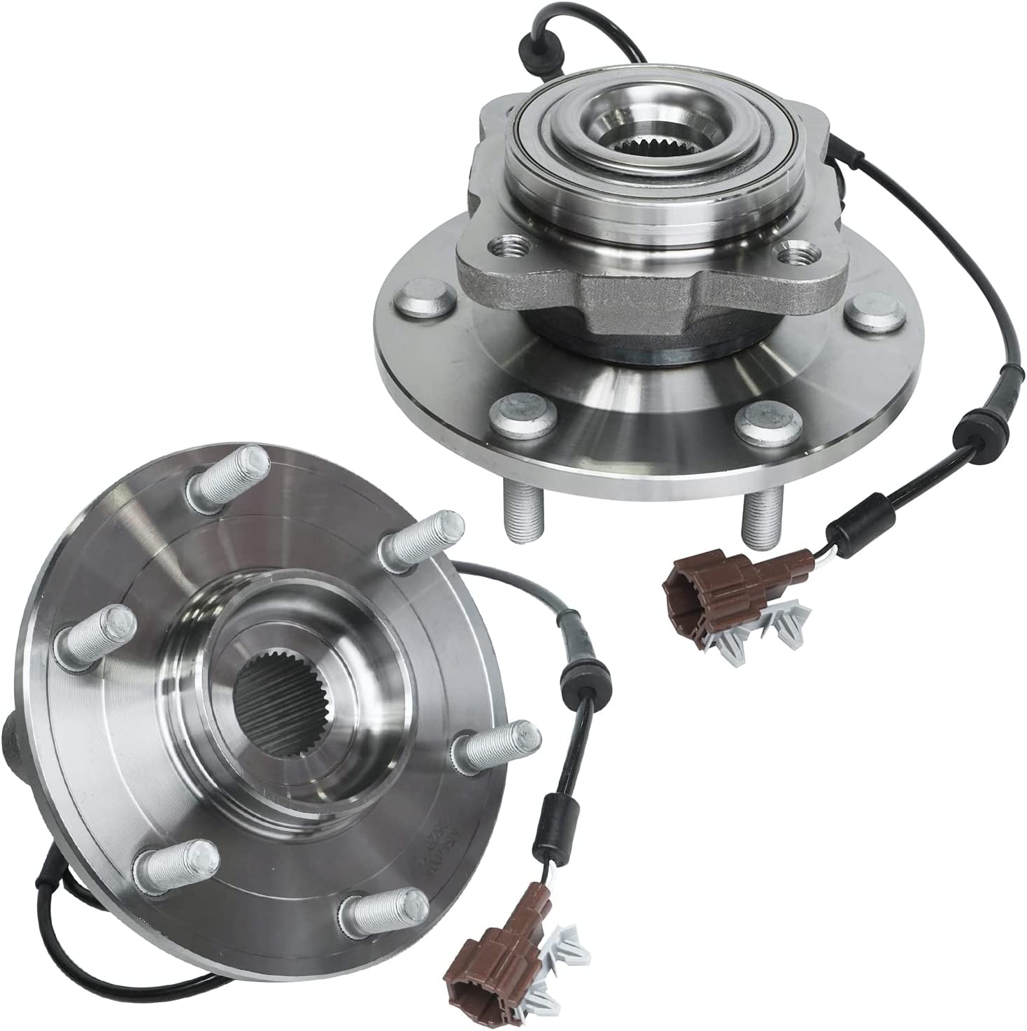 Detroit Axle - Front  Rear Wheel Hub and Bearings for Nissan Armada Pathfinder — image 5
