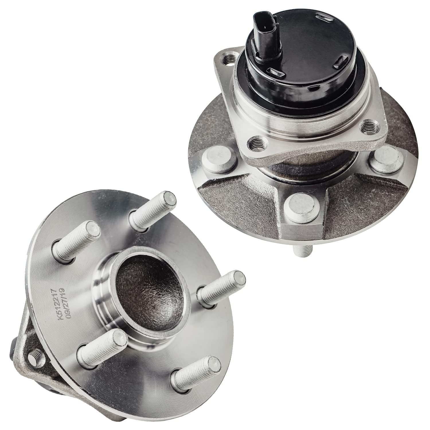 Detroit Axle - Front  Rear Wheel Hub and Bearings for 2004-2009 Toyota Prius — image 5