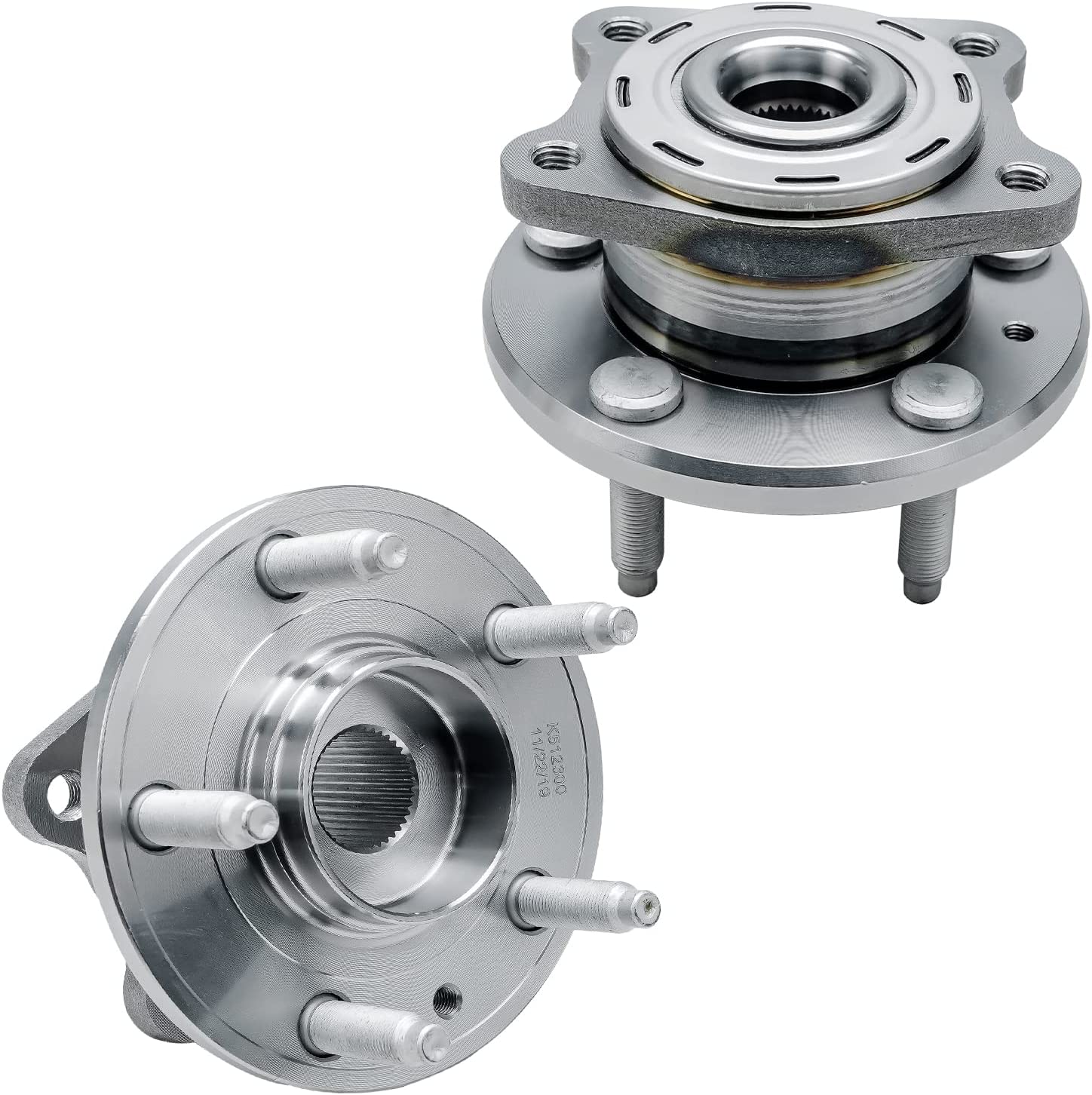 Detroit Axle - Front  Rear Wheel Hub and Bearings Kit for Ford Taurus Freestyle — image 5