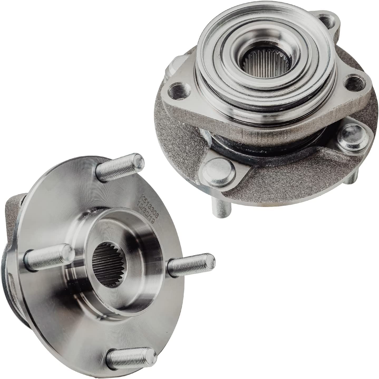 Detroit Axle - Front  Rear Wheel Hub Bearings Kit for 2007-2011 Nissan Versa — image 4