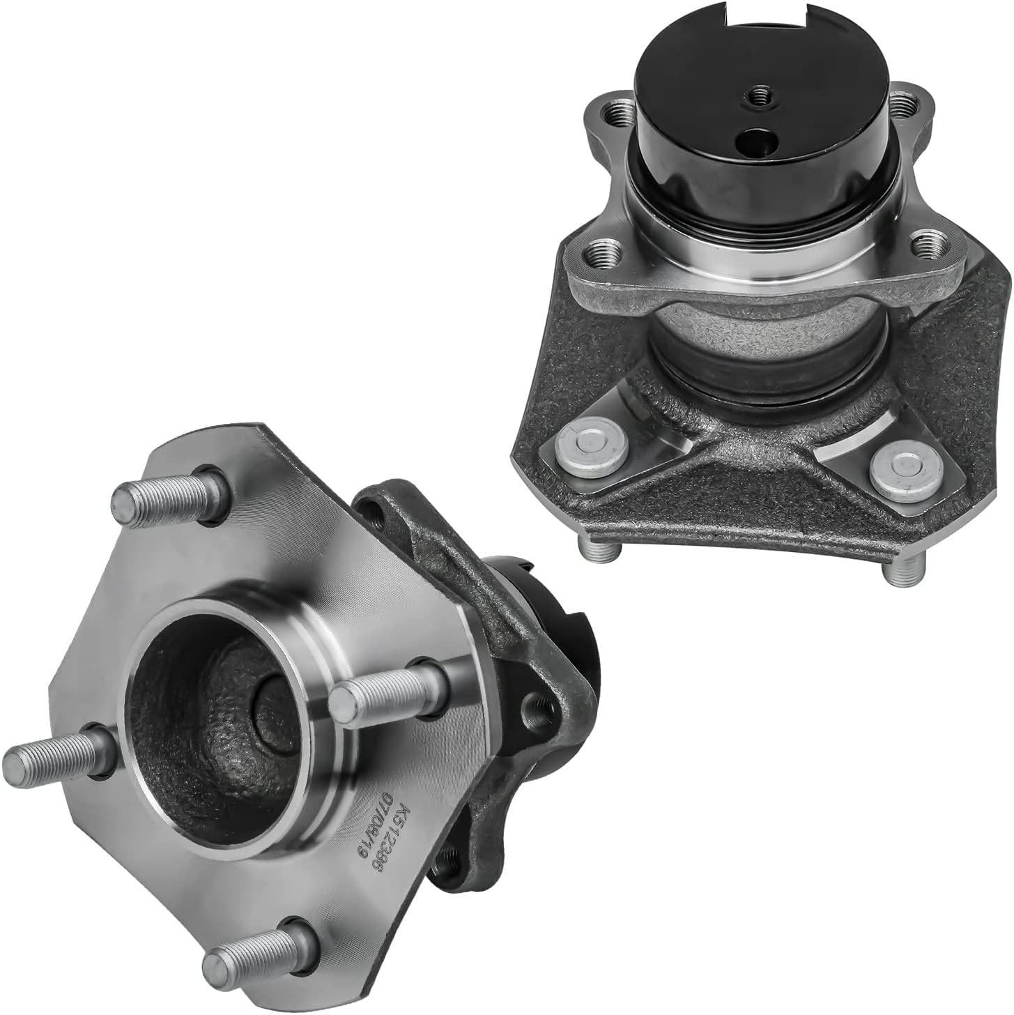 Detroit Axle - Front  Rear Wheel Hub Bearings Kit for 2007-2011 Nissan Versa — image 5